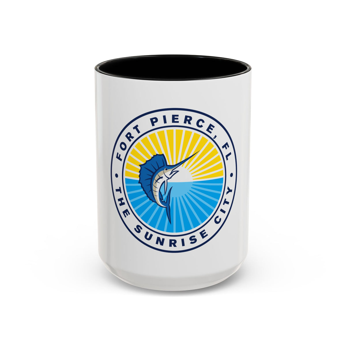 Seal of Fort Pierce Florida - Accent Coffee Mug
