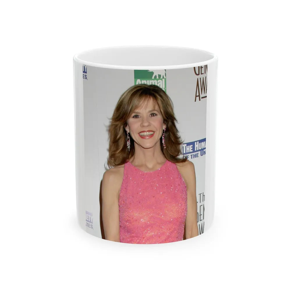 Linda Blair #134 (Vintage Female Icon) White Coffee Mug-11oz-Go Mug Yourself