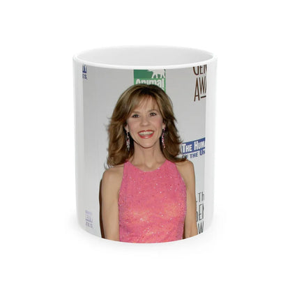 Linda Blair #134 (Vintage Female Icon) White Coffee Mug-11oz-Go Mug Yourself