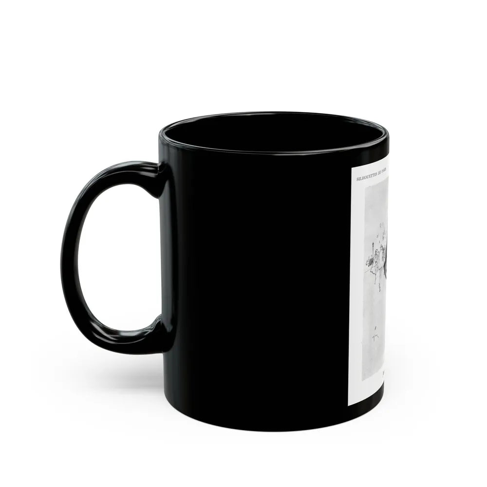 From the Jaye Oliver Archives, Jeanne Lafaurie, 1945 - Black Coffee Mug-Go Mug Yourself