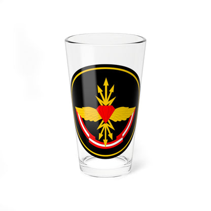 Emblem of the Russian military communications troop 2 (Russia) (Coat of Arms) Pint Glass 16oz