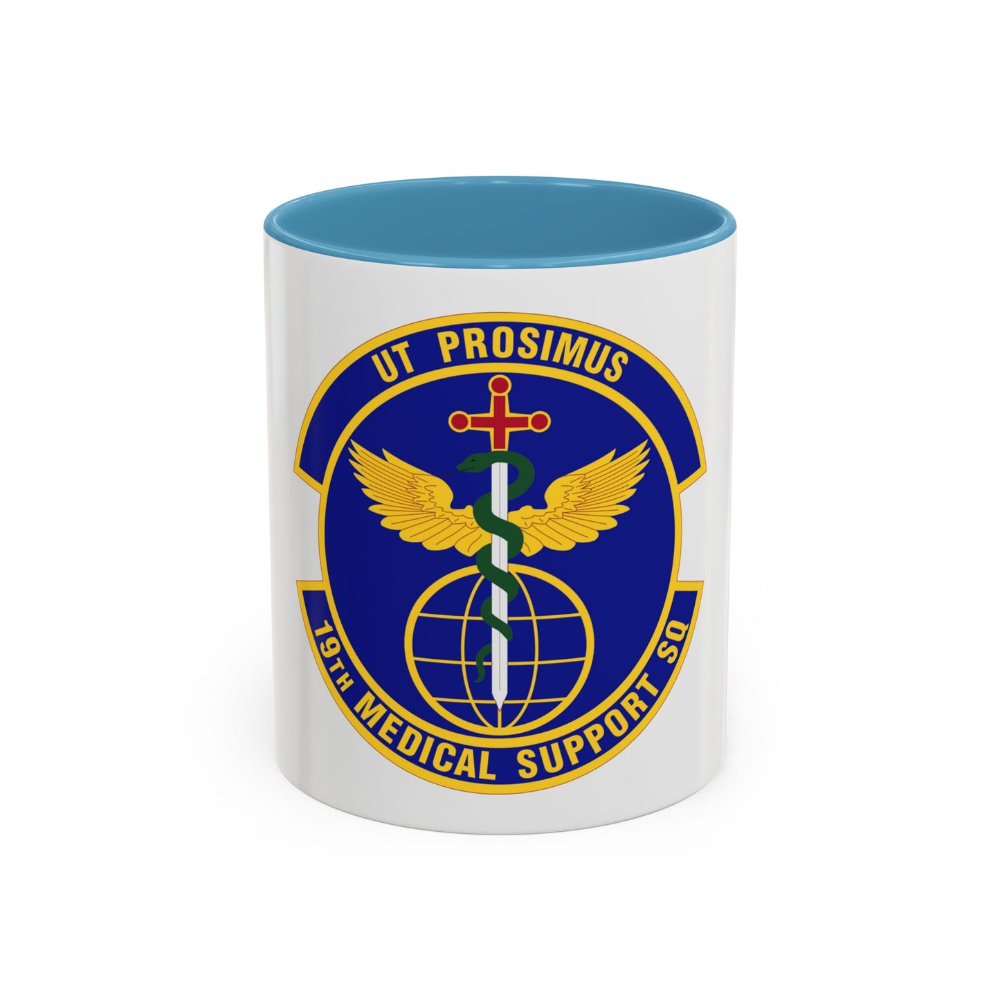 19th Medical Support Squadron (U.S. Air Force) Accent Coffee Mug