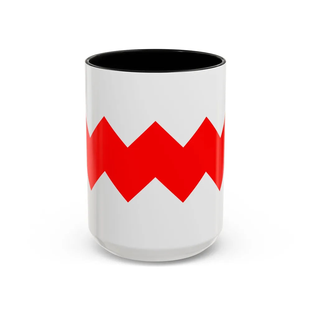 Flag of Gudja Malta - Accent Coffee Mug-15oz-Black-Go Mug Yourself