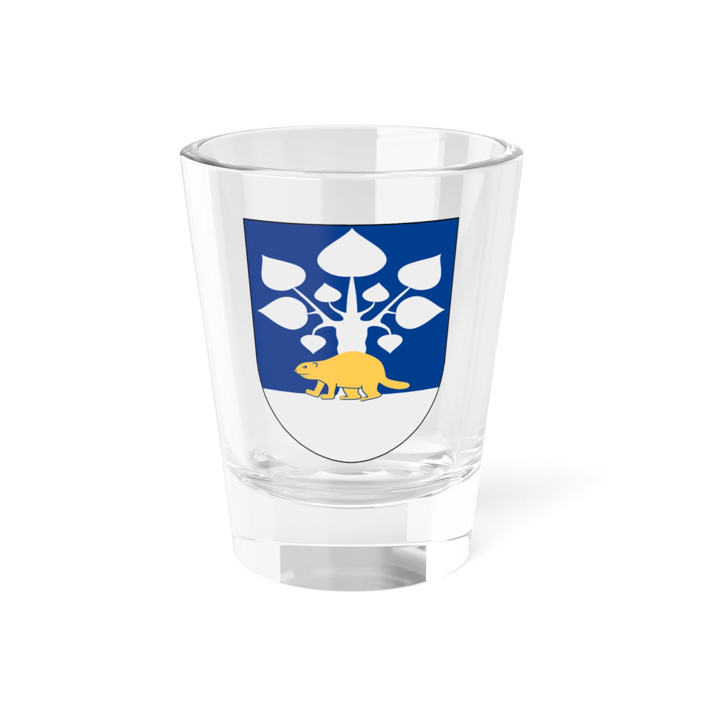 Hallen vapen (Sweden) (Coat of Arms) Shot Glass 1.5oz