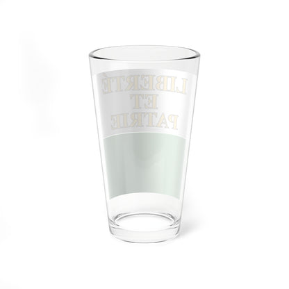 Flag of Canton of Vaud (Switzerland) Pint Glass 16oz