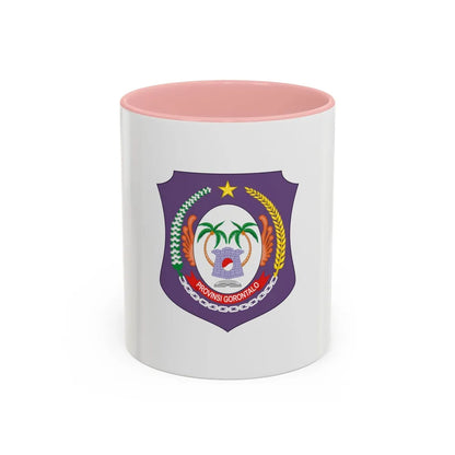 Flag of Gorontalo Indonesia - Accent Coffee Mug-11oz-Pink-Go Mug Yourself