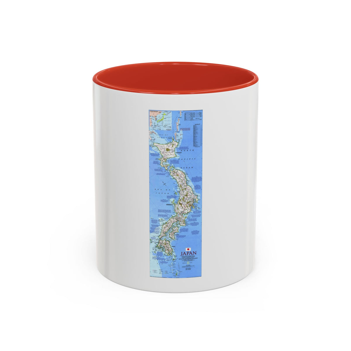 Japan (1984) (Map) Accent Coffee Mug