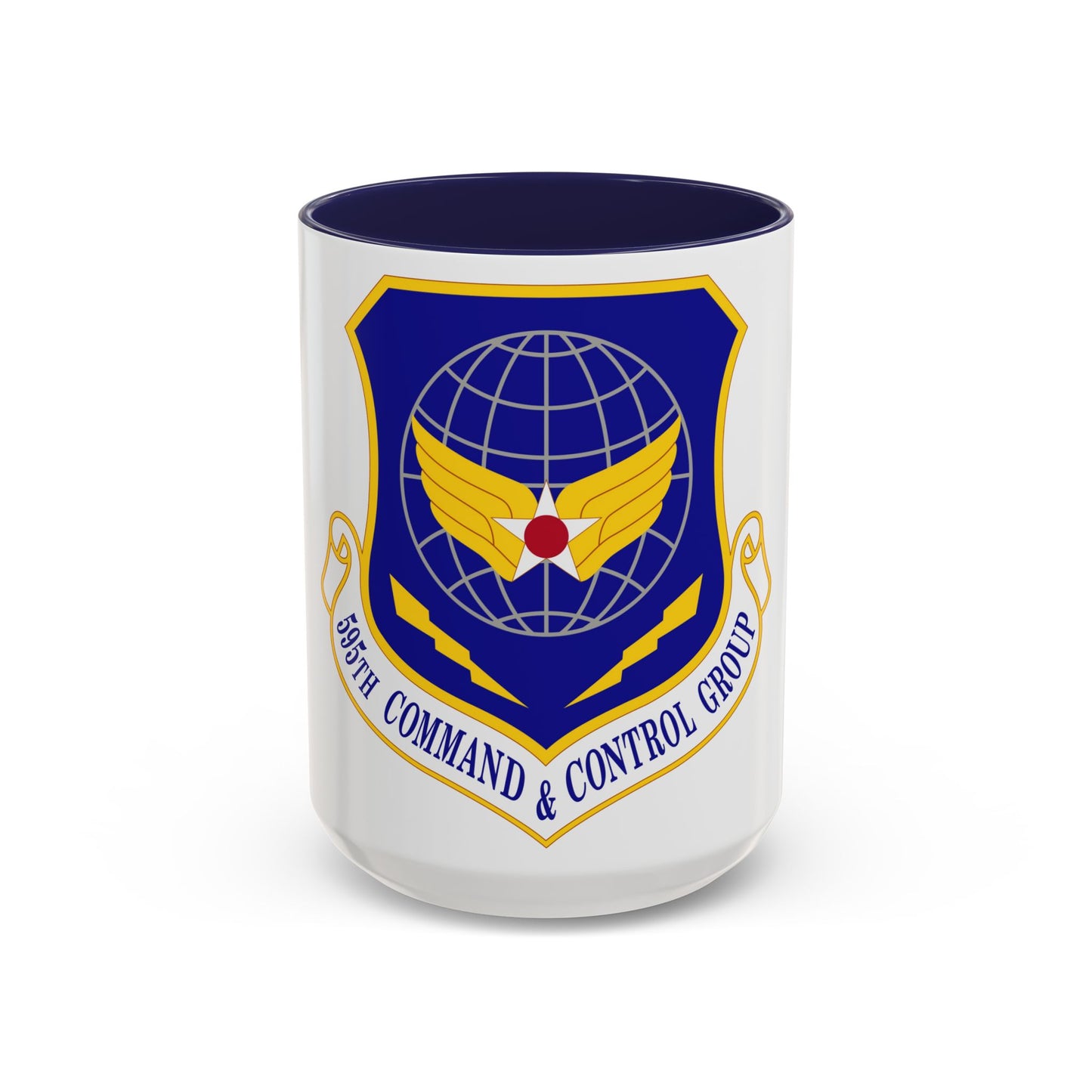 595 Command and Control Group AFSPC (U.S. Air Force) Accent Coffee Mug