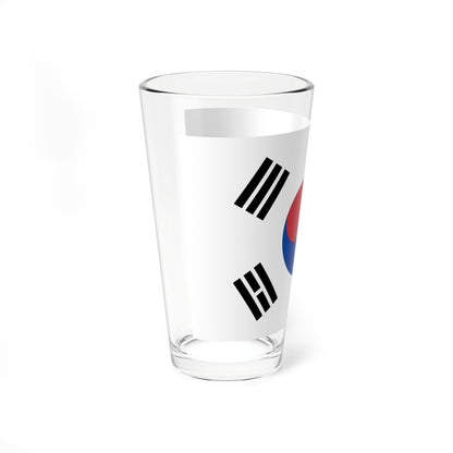 Flag of Japan and South Korea (Japan) Pint Glass 16oz