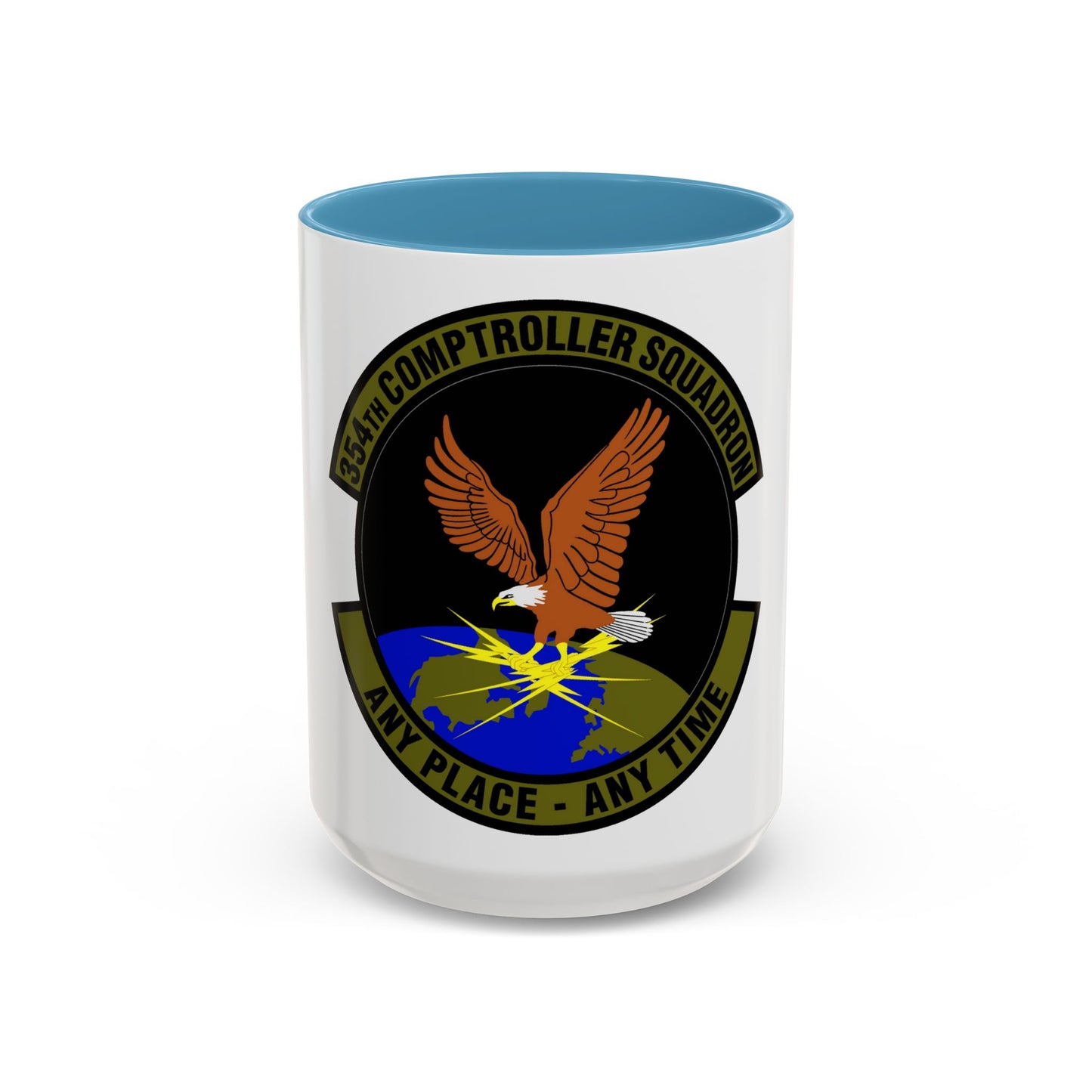 354th Comptroller Squadron (U.S. Air Force) Accent Coffee Mug