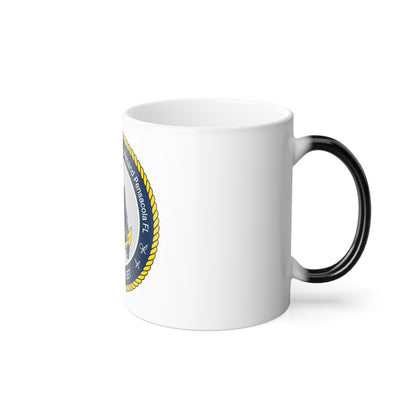 Navy Information Operations Command Pensacola FL US Tenth Fleet (U.S. Navy) Color Changing Mug 11oz