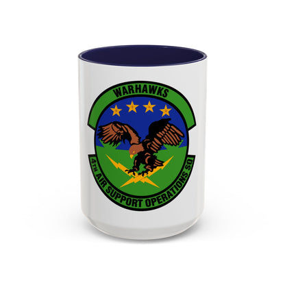 4 Air Support Operations Sq USAFE (U.S. Air Force) Accent Coffee Mug