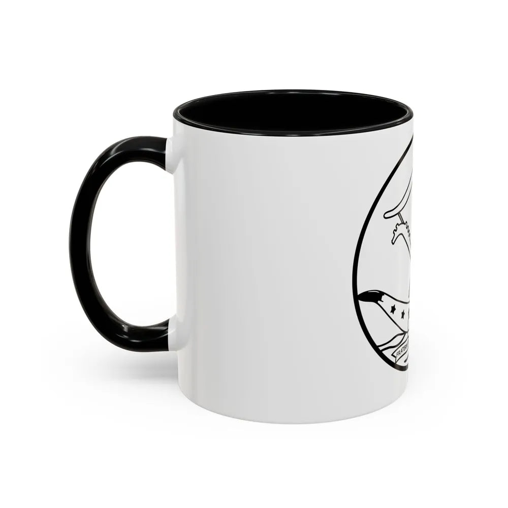 Seal of Dahomey - Accent Coffee Mug-Go Mug Yourself