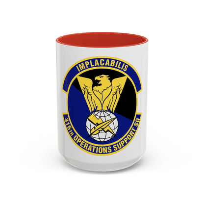 316th Operations Support Squadron (U.S. Air Force) Accent Coffee Mug