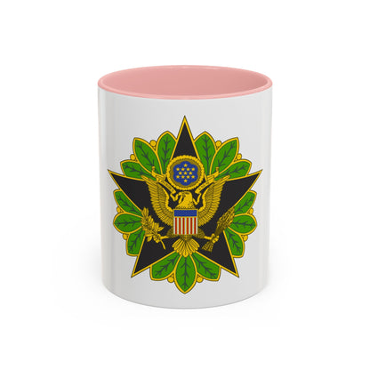 Staff Identification Badge (U.S. Army) Accent Coffee Mug