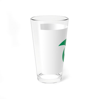 Flag of Saku Nagano (Japan) Pint Glass 16oz