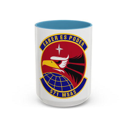 571st Mobility Support Advisory Squadron (U.S. Air Force) Accent Coffee Mug