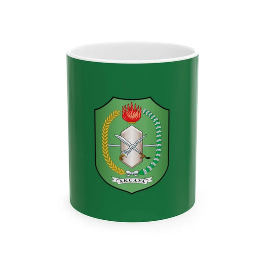 Flag of West Kalimantan Indonesia - White Coffee Mug-11oz-Go Mug Yourself