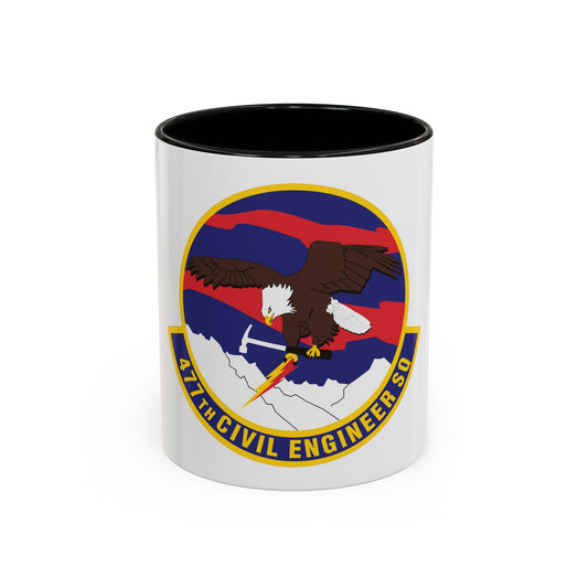 477th Civil Engineer Squadron (U.S. Air Force) Accent Coffee Mug