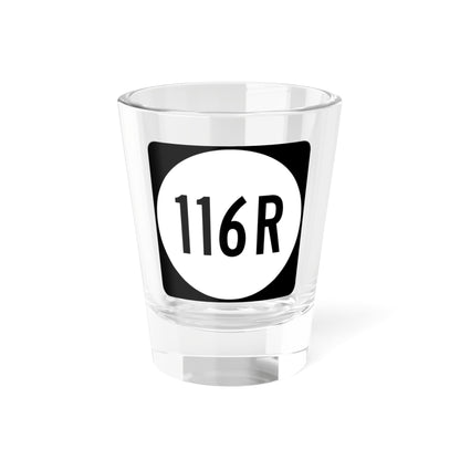 PR tertiary 116R (Puerto Rico) (Road Sign) Shot Glass 1.5oz