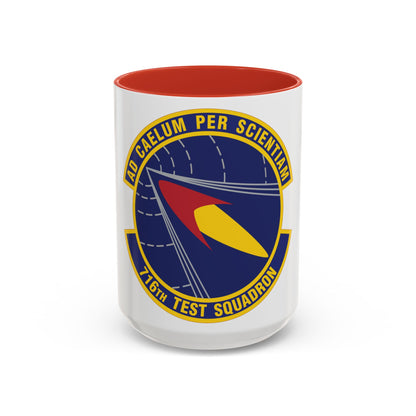 716th Test Squadron (U.S. Air Force) Accent Coffee Mug