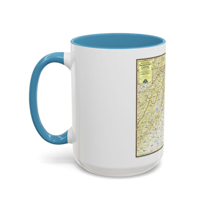 USA - Round About the Nation's Capital (1956) (Map) Accent Coffee Mug