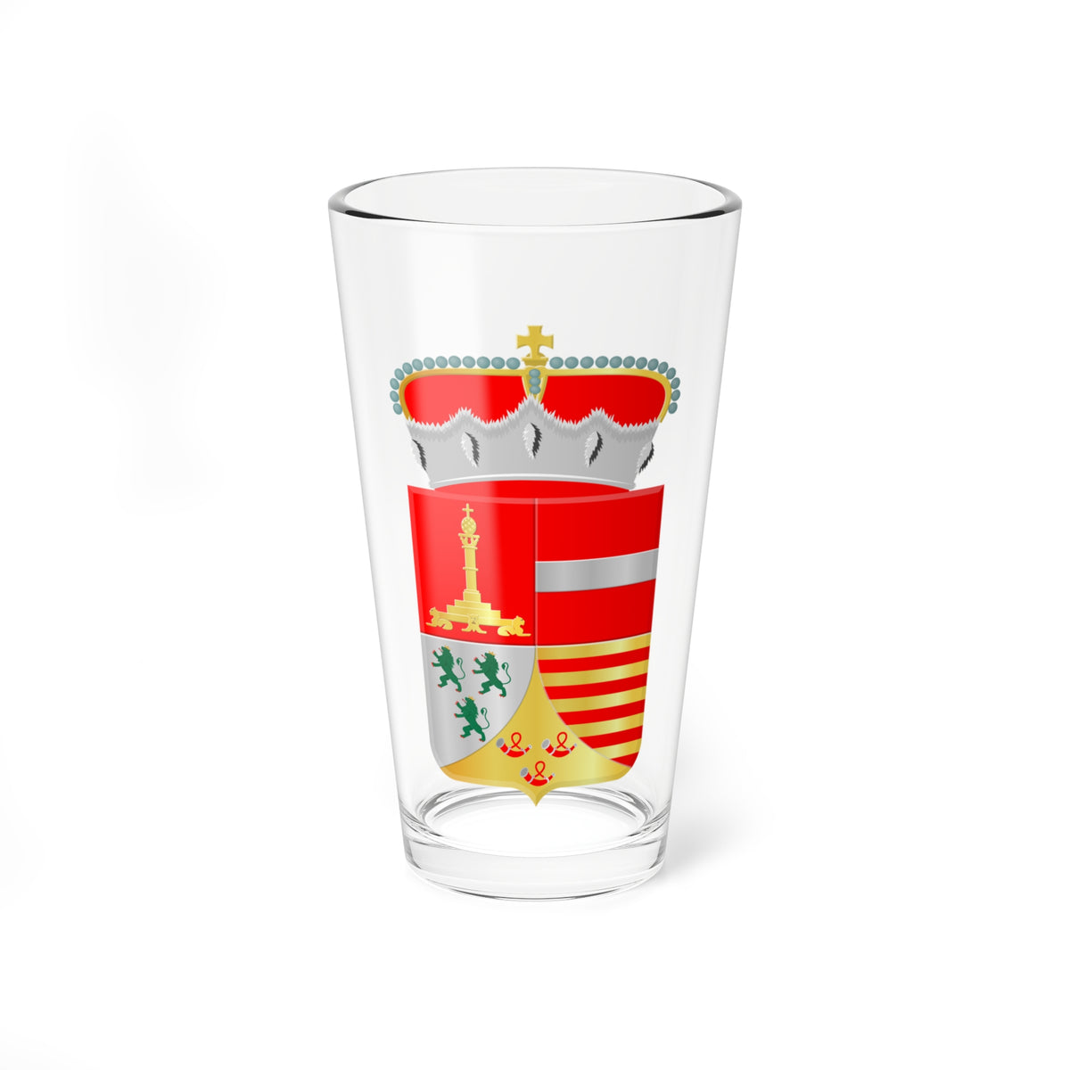 Luik provinciewapen 1820 HRvA (Belgium) (Coat of Arms) Pint Glass 16oz