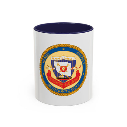 ELEVENTH COAST GUARD DISTRICT (U.S. Coast Guard) Accent Coffee Mug