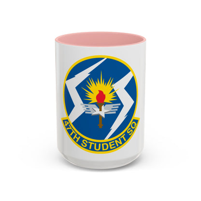 47th Student Sq (U.S. Air Force) Accent Coffee Mug