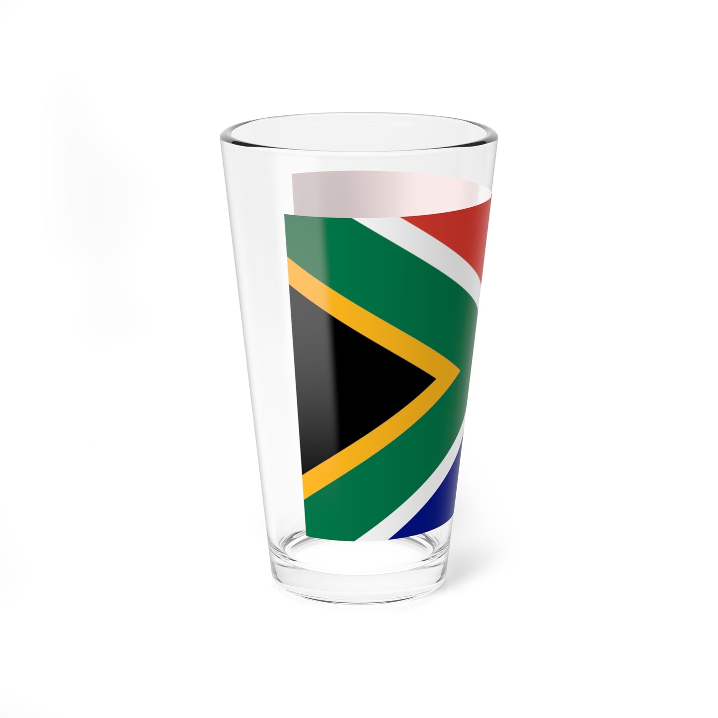 Flag of South Africa as Paths (South Africa) Pint Glass 16oz
