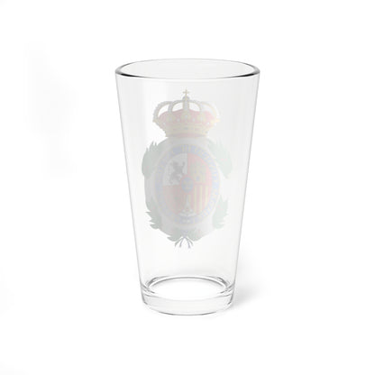 Escudo del Consejo de Estado de España (Spain) (Coat of Arms) Pint Glass 16oz