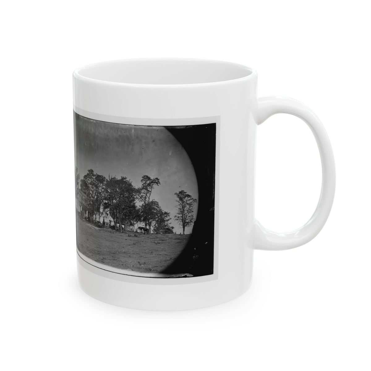 Spotsylvania Court House, Va., Vicinity. Beverly House, Headquarters Of Gen. Gouverneur K. Warren, 5th Corps (U.S. Civil War) White Coffee Mug