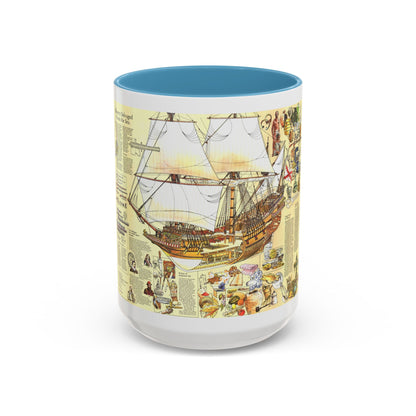 History Salvaged from the Sea (1977) (Map) Accent Coffee Mug
