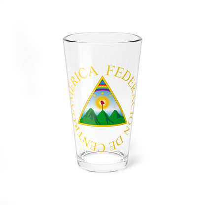 Escudo de la Representación Nacional de Centroamérica (Nicaragua) (Coat of Arms) Pint Glass 16oz