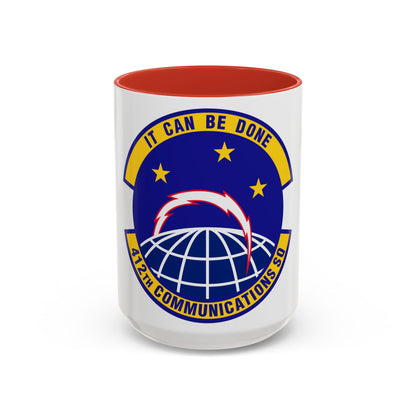 412th Communications Squadron (U.S. Air Force) Accent Coffee Mug