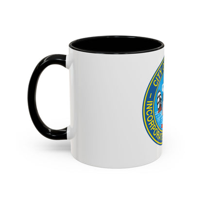 Seal of Chicago Illinois - Accent Coffee Mug