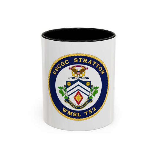 USCG Stratton WMSL 752 (U.S. Coast Guard) Accent Coffee Mug