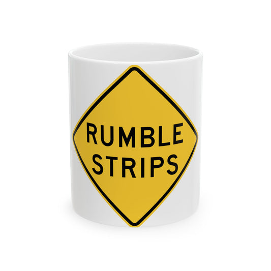 MUTCD-NY NYW4-17 (New York) (Road Sign) White Coffee Mug