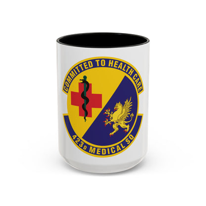 423d Medical Squadron (U.S. Air Force) Accent Coffee Mug