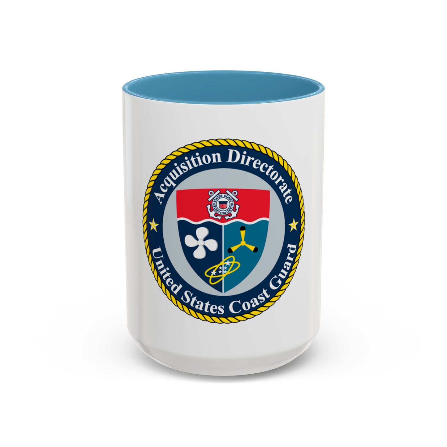 USCG Acquisition Directorate (U.S. Coast Guard) Accent Coffee Mug