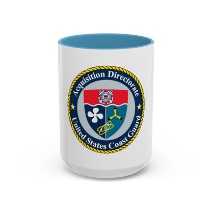 USCG Acquisition Directorate (U.S. Coast Guard) Accent Coffee Mug