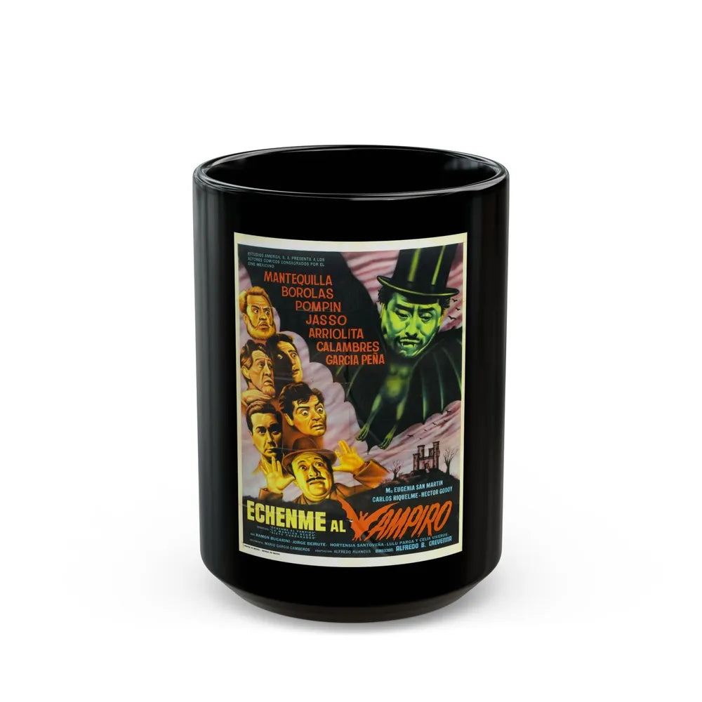 BRING ME THE VAMPIRE 1963 Movie Poster - Black Coffee Mug-15oz-Go Mug Yourself