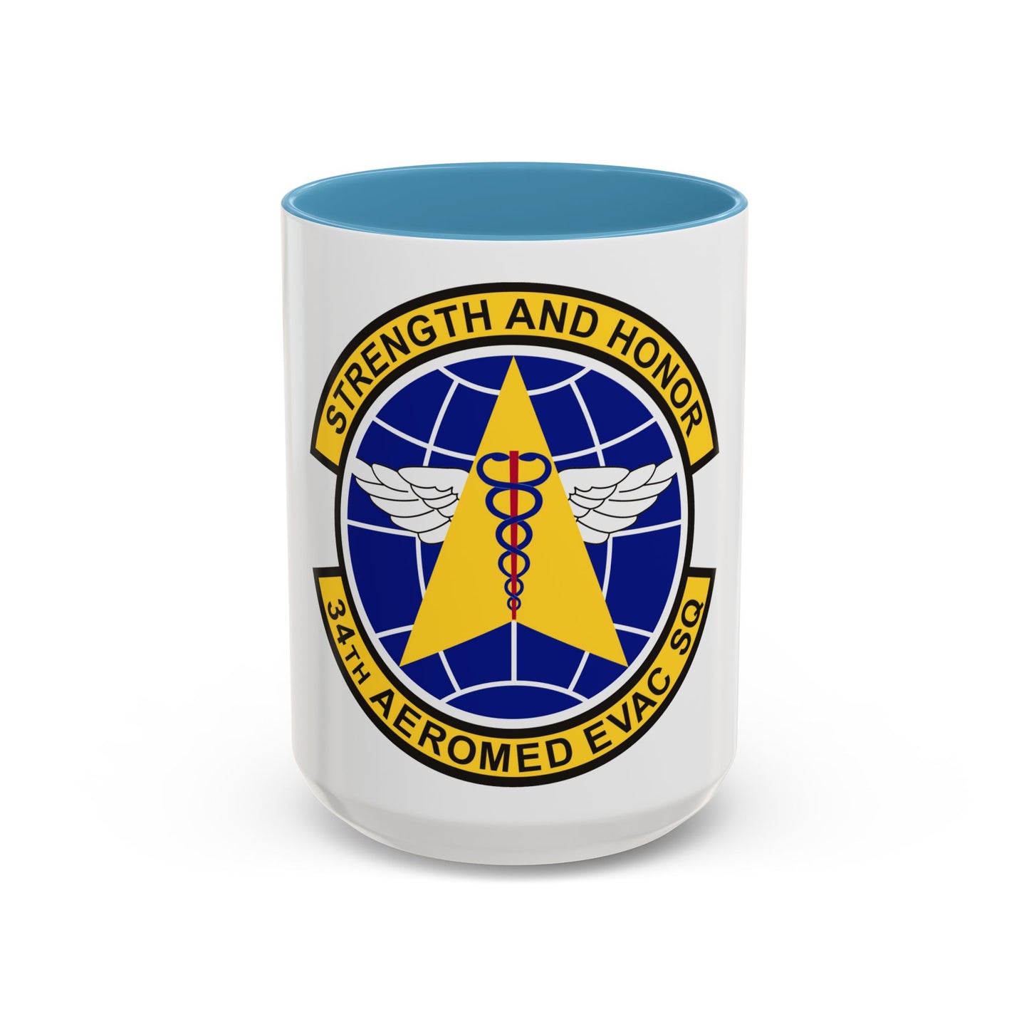 34th Aeromedical Evacuation Squadron (U.S. Air Force) Accent Coffee Mug