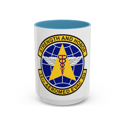 34th Aeromedical Evacuation Squadron (U.S. Air Force) Accent Coffee Mug