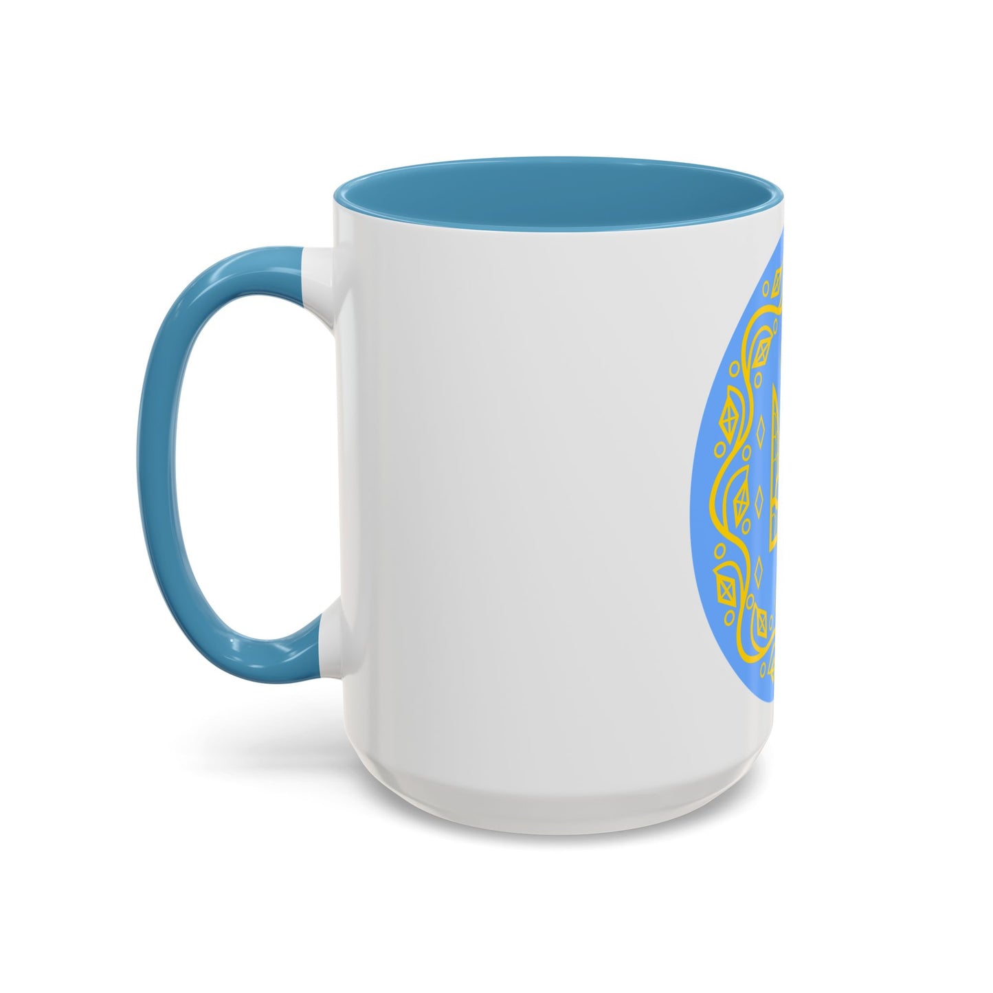 Coat of arms of Ukrainian People's Republic 2 - Accent Coffee Mug
