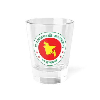Government Seal of Bangladesh (Bangladesh) (Coat of Arms) Shot Glass 1.5oz