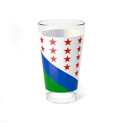Flag of Yanchukan Buryatia (Russia) Pint Glass 16oz