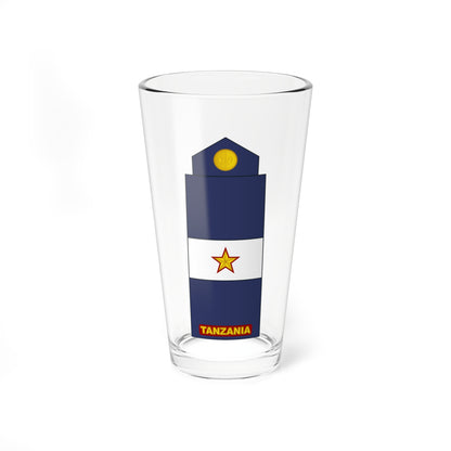 07 Tanzania Air Force OC (Tanzania) (Military Rank) Pint Glass 16oz