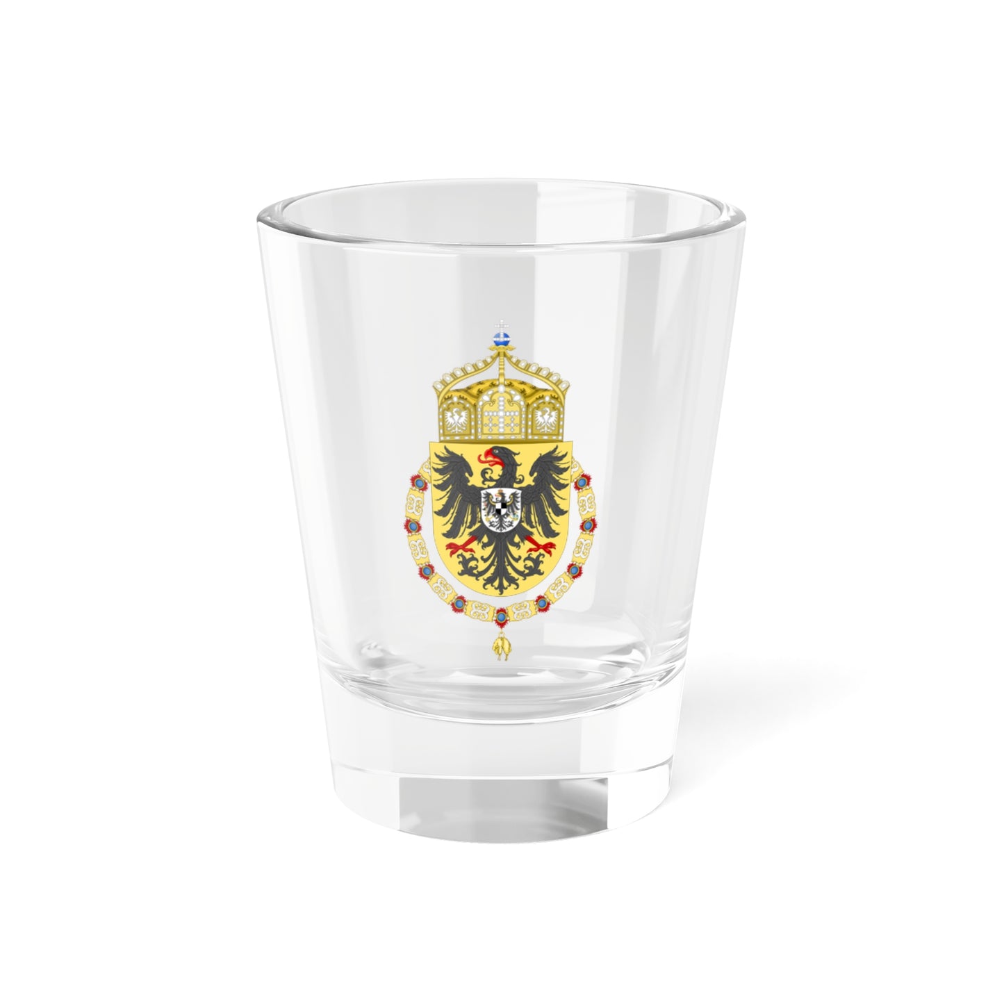 Imperial Coat of Arms of Germany Order of the Golden Fleece Variant (Germany) (Coat of Arms) Shot Glass 1.5oz