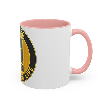 Mug à café avec insigne d'identification de service à la retraite (armée américaine)